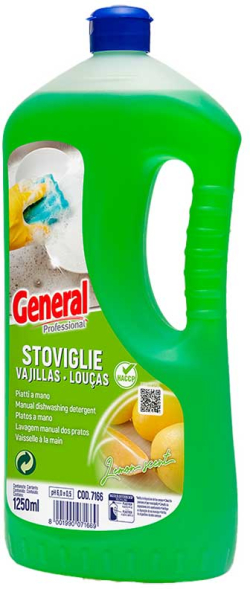 Почистващ продукт General Препарат за ръчно измиване на съдове Stoviglie, 1.25 L