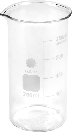 Продукт Gelsonlab Чаша бехер, стъклена, 250 ml