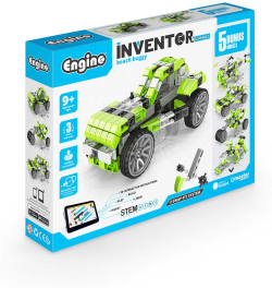 Engino Конструктор Inventor Mechanics - Плажно бъги, 5 в 1