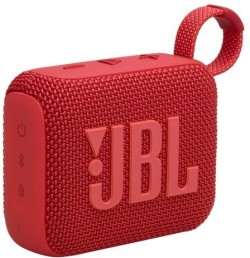 Bluetooth Колонкa JBL GO 4, 4.2 W, 90 - 20 000 Hz, Bluetooth 5.3, 850mAh, USB Type-C, Multipoint, Червен