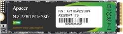 Хард диск / SSD Apacer AS2280P4, 512 GB, M.2 2280, 1x PCI Express 3.0 x4, До 2100 MB/s