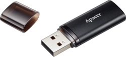 USB флаш памет Apacer флашка Flash Drive AH25B 64GB USB 3.2 Gen 1, Black