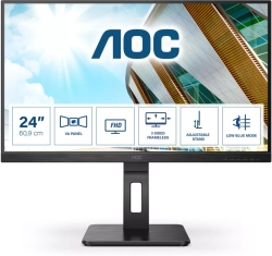 Монитор AOC 24P2QM, 23.8" VA WLED, 1920x1080, 75Hz, 4ms GtG, 300cd m-2, 3000:1