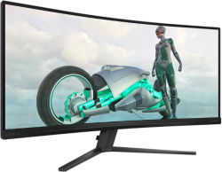 Монитор Philips 34M2C3500L, 34" Curved 1500R VA WLED, 3440x1440@180Hz, 1ms GtG