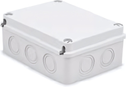 Продукт Разклонителна кутия открит монтаж плоски мембрани 100x100 x50mm IP65 Courbi Watertight CR32-21041-100