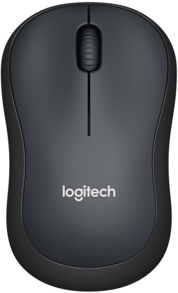 Мишка LOGITECH M220 Silent Wireless - Черна - 910-004878
