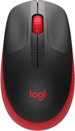 Мишка LOGITECH M190 Wireless, Червен -910-005908