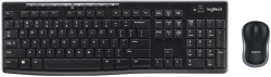 Клавиатура + комплект мишка LOGITECH MK270 US - Wireless - БЕЗ БДС КИРИЛИЗАЦИЯ -Черен