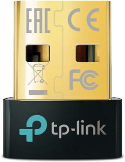 Мрежова карта/адаптер TP-Link UB500, USB 2.0, Bluetooth 5.0, Windows OS, Черен