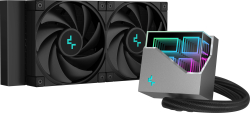 Водно охлаждане Deepcool LT520, АМD, Intel, 4 Pin PWM, 12 V, 4.56 W, 3100 RPM, 85.85 CFM, 2x 120, АRGB