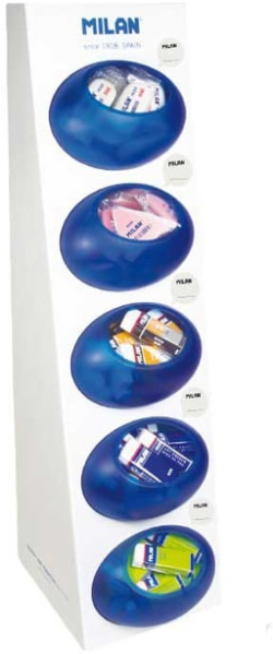 Milan Дисплей за гумички, с 5 отделения