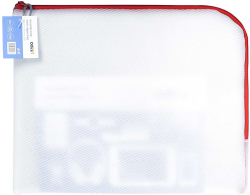 Канцеларски продукт Office 1 Папка Versatile, A4+, с цип, червена