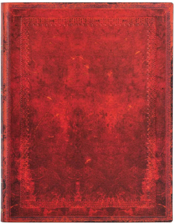 Paperblanks Бизнес планер Red Moroccan, Ultra, мека корица, 112 листа, за 2025 година