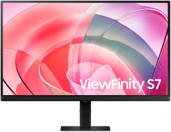 Монитор Samsung ViewFinity S7 S70D, 27" 4K, IPS, 16:9, 5 ms, 60 Hz, 350 cd/m2, HDMI, DP, Черен