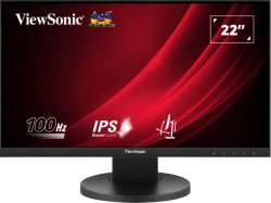 VIEWSONIC VG2208A-HD - 22”, 1920 x 1080 Full HD, 100 Hz, ергономичен монитор, SuperClear® IPS панел, Черен