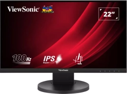 Монитор ViewSonic VG2208A - 21.5" (54.61cм.), 1920 x 1080 Full HD, IPS панел, 100 Hz, 5 ms, 50 000 000:1, 250cd/m2, DisplayPort, HDM