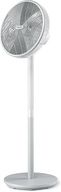 Вентилатор на стойка, PHILIPS CX2550, 2562 m3/ h, 48 W, Таймер, 3 скорости, Бял