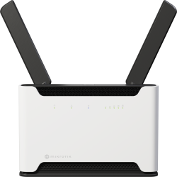 Безжичен рутер MikroТik Chateau LTE6 ax - S53UG, 2.4-5 GHz, 1 GB, 802.11a/n/ac/ax, 2.5G, RouterOS, NAND, Micro SIM