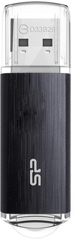 USB памет SILICON POWER Blaze B02, 64GB, USB 3.2 Gen 1, Черен