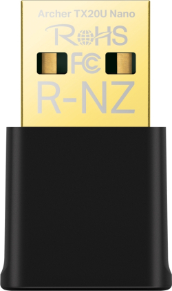 WiFi безжична карта/адаптер Безжичен USB 2-лентов адаптер TP-Link Archer TX20U Nano AX1800
