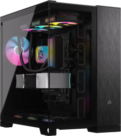 Кутия Corsair 6500X, Mid Tower, ATX, 4x USB 3.2, 1x USB 3.2 Type C