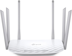 Безжичен рутер TP-Link Archer C86, 2.4-5 GHz, 600+1300 Mbps, 802.11ac, 4x10/100/1000, 3x3 MIMO