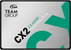 Хард диск / SSD Team Group Elite, 2TB, 2.5", SATA 3 6Gb/s, До 540 MB/s, 3D NAND, ECC корекция, SLC, Сребрист