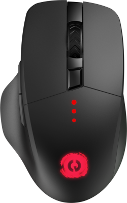 Мишка Геймърска Canyon Crusader GMW-13, 2.4 GHz, Безжична, 1600 dpi, RGB подсветка, Черен