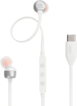 Слушалки JBL T310C WHT USB-C In-ear headphones