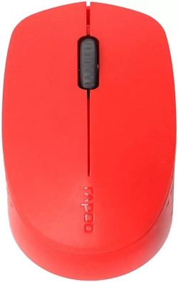 Мишка Безжична/Wireless мишка RAPOO M100 Silent Red