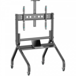 Стойка за телевизор ONKRON Mobile TV stand with bracket 60"-120" Screens up to 150 kg, Black