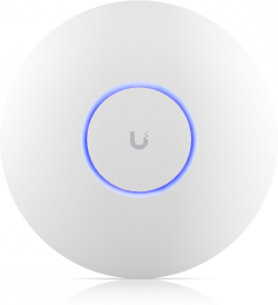 Безжично у-во Ubiquiti U7-Pro-Max, 2.5 GbE, 6 GHz, PoE+, 2.4-5-6GHz, 802.11ax/be, 802.1Q, 5.7 Gbps