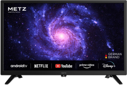 Телевизор METZ 24MTC6000Z, 24" (60 см), LED HD, Smart TV, Android 9.0 TV, Черен (Разопакован)