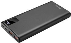 Батерия за смартфон Sandberg 420-58, 10000 mAh, 20 W, 2x USB 2.0, 2x USB Type-C, 2.22 A, 1.67 А, Дисплей, Черен