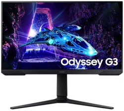 Монитор Samsung 24DG300 24" Odyssey G3, VA, 165 Hz, 1 ms, 1920x1080, DP, HDMI, Black