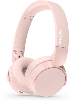 Слушалки PHILIPS 4000 series - 20 - 20 000 Hz, 5.3 Версия на Bluetooth, До 10 м. максимален обхват; TAH4209PK/00, розови