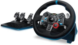 Мултимедиен продукт Волан Logitech Driving Force G29 PS3-PS4-PS5-PC + геймърски слушалки Astro A10