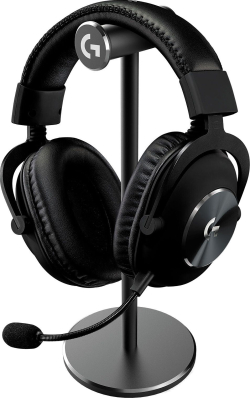 Слушалки Бъндъл Геймърски слушалки Logitech PRO X + Поставка за слушалки