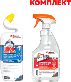 Почистващ продукт Duck Препарат за почистване на тоалетна Total Aktiv Gel Marine, 750 ml