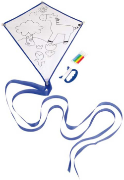 TOPS Хвърчило за оцветяване Artistic, детско, с 4 маркера