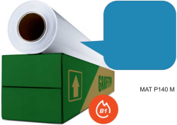 Самозалепващо се фолио за режещ плотер Р140М, на ролка, син мат, 0.61 х 25 m