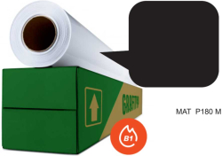 Самозалепващо се фолио за режещ плотер Р180М, на ролка, черен мат, 0.61 х 25 m