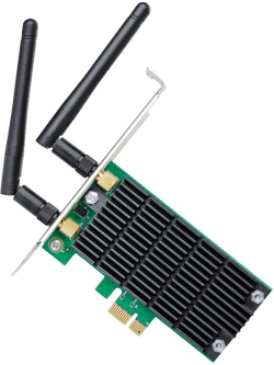 Мрежова LAN карта/адаптер TP-Link ARCHER T4E, AC1200 Wi-Fi PCI Express Adapter, Beamforming