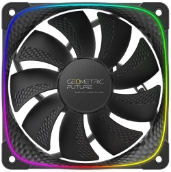 Вентилатор Geometric Future вентилатор Squama 2503R, REVERSE Fan, 120mm, ARGB, Black