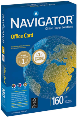 Продукт Navigator Копирен картон Office Card, А4, 160 g-m2, 250 листа