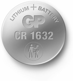 Батерия Батерия литиева CR1632 3V  GP BATTERIES, 1 бр. блистер -цена за 1 бр.-