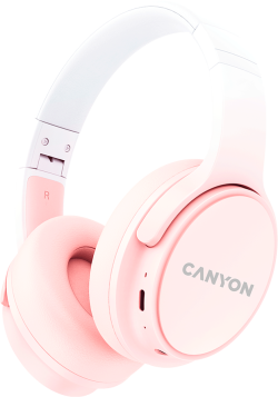 Слушалки CANYON CNS-CBTHS4P headset OnRiff 4, розови