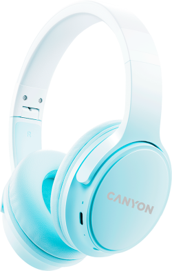 Слушалки CANYON CNS-CBTHS4BL headset OnRiff 4 Blue