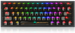 Клавиатура RGB Redragon Fizz K617CTB-RGB с transparent switches, Механична геймърска