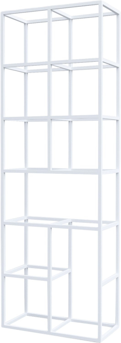 Стелаж RFG Boxi S, метален, 720 х 370 х 2120 mm, бял